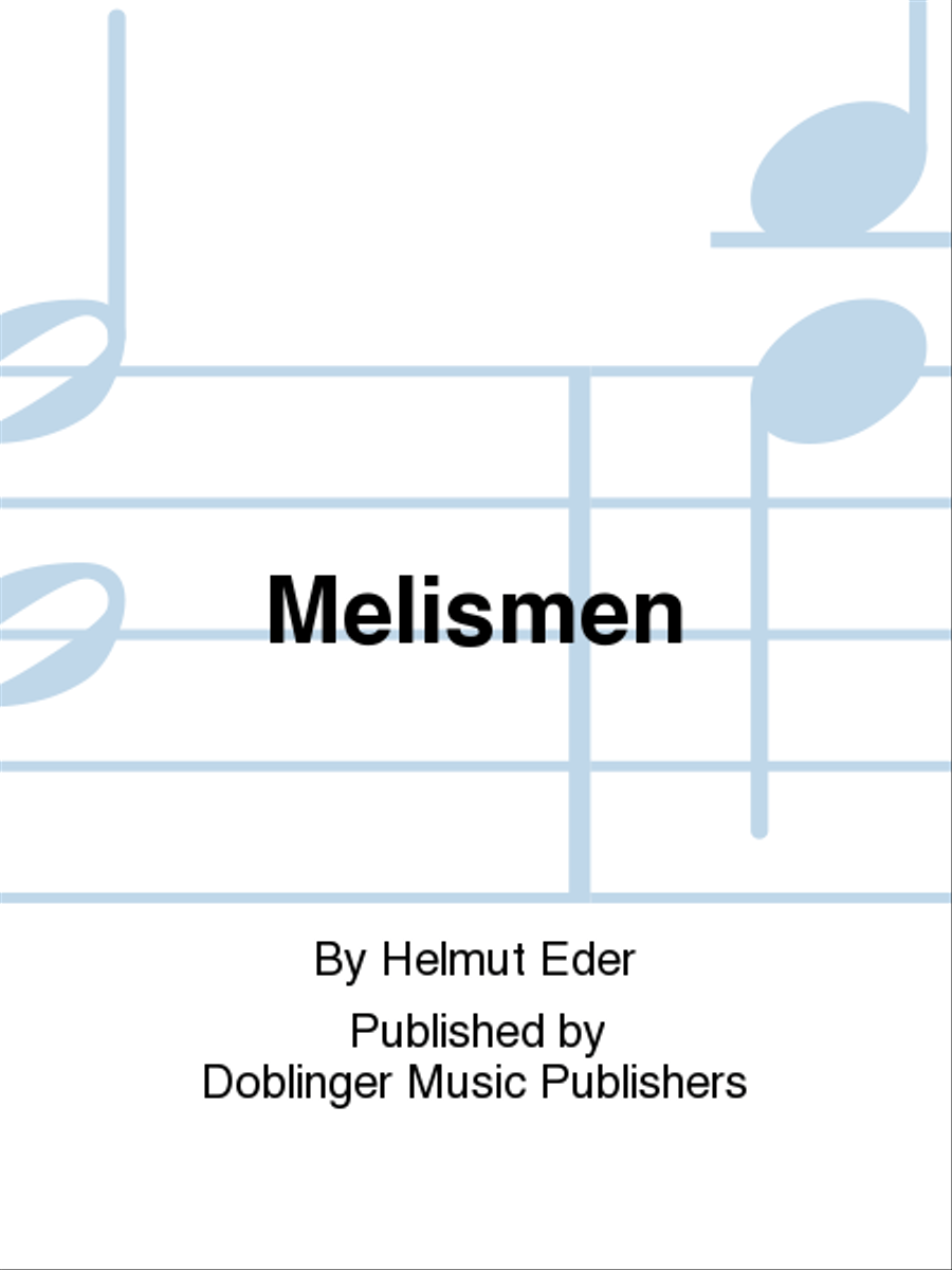 Melismen Piano scores gallery preview page 1