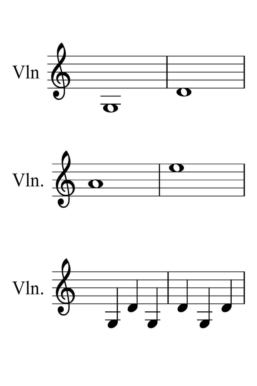 Music flash cards for beginning violin students Violin Solo scores gallery preview page 4