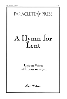 Book cover for A Hymn for Lent