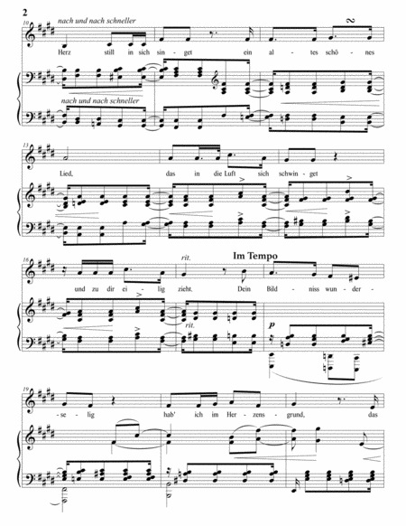 SCHUMANN: Intermezzo, Op. 39 no. 2 (transposed to E major)