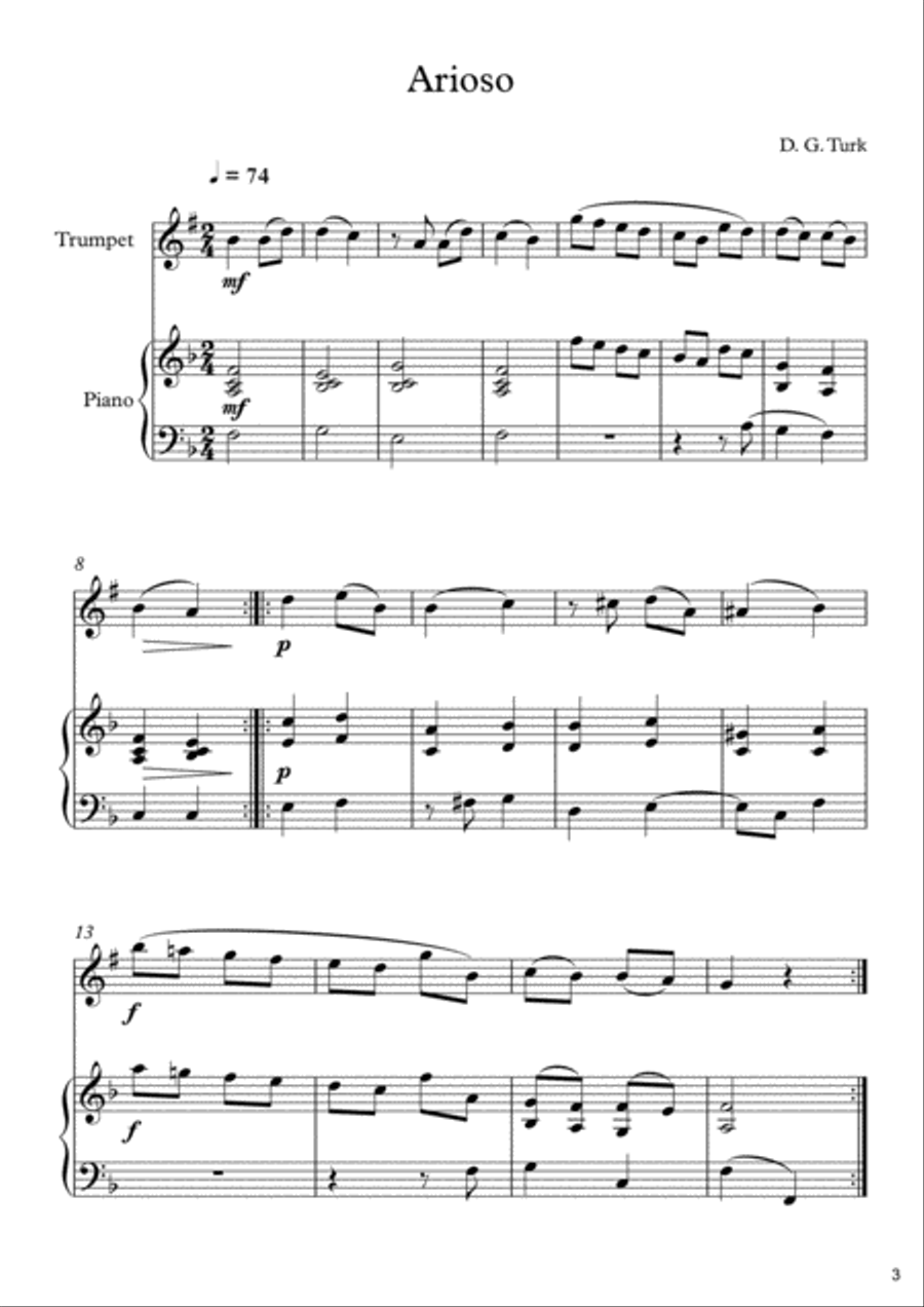 Classical trumpet pieces hotsell