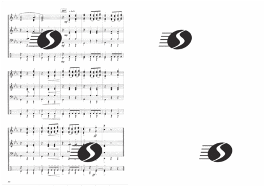 The Second Waltz Fanfare Band scores gallery preview page 9