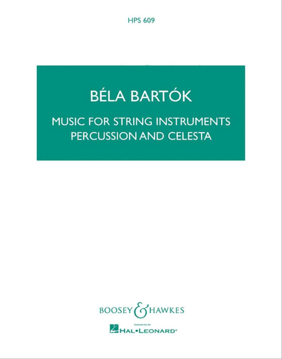 Music for String Instruments, Percussion and Celesta Miniature Score scores gallery preview page 1