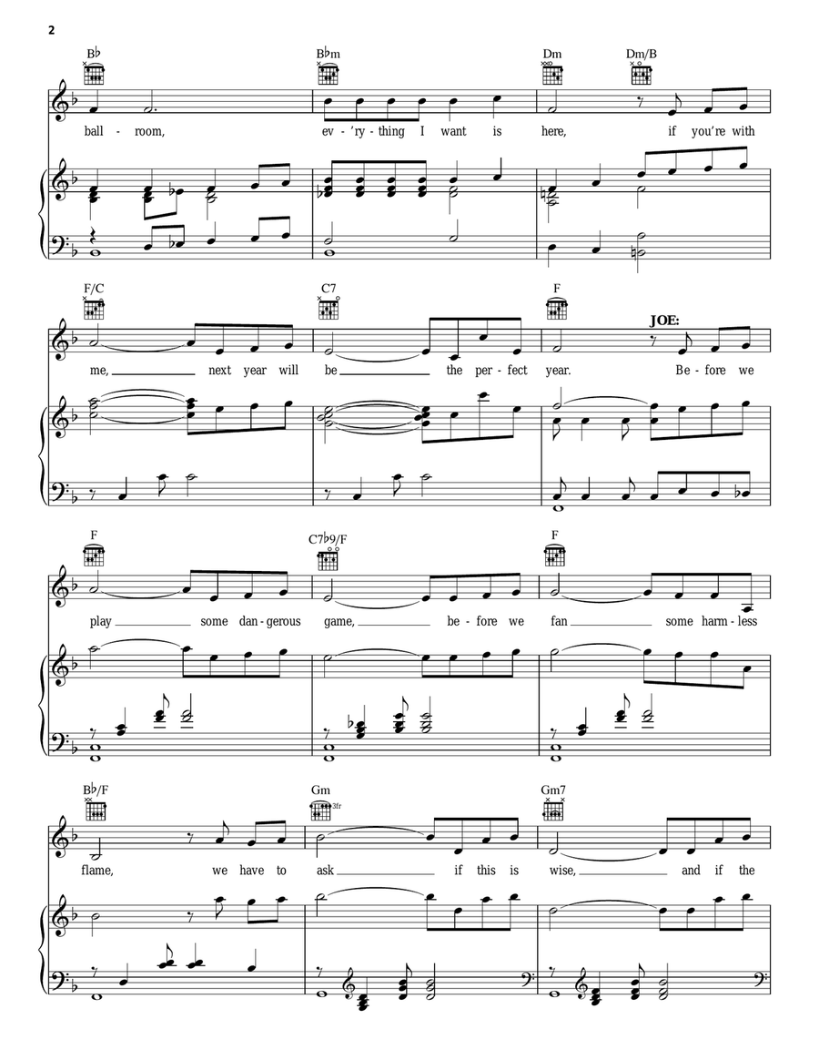 The Perfect Year (from Sunset Boulevard) Guitar scores gallery preview page 2
