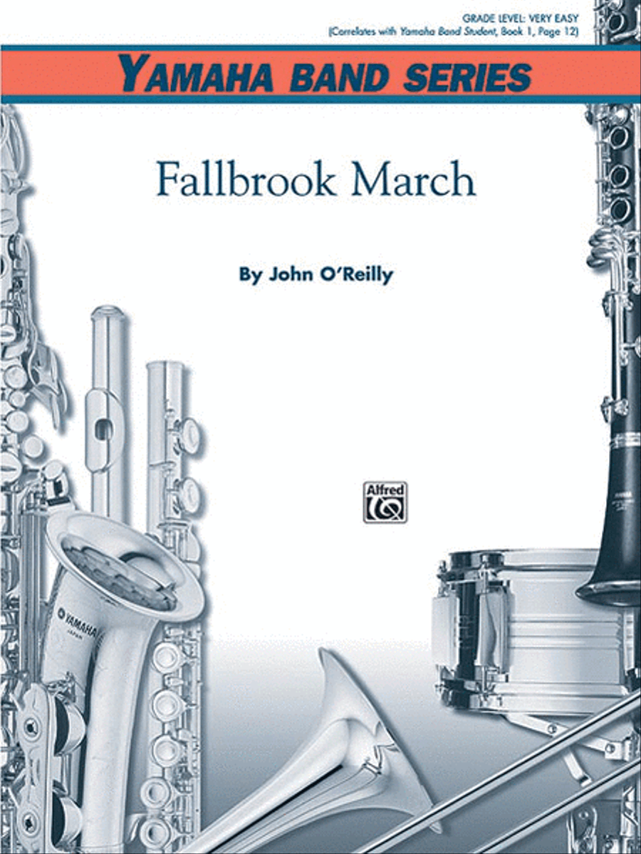 Fallbrook March Concert Band scores gallery preview page 1