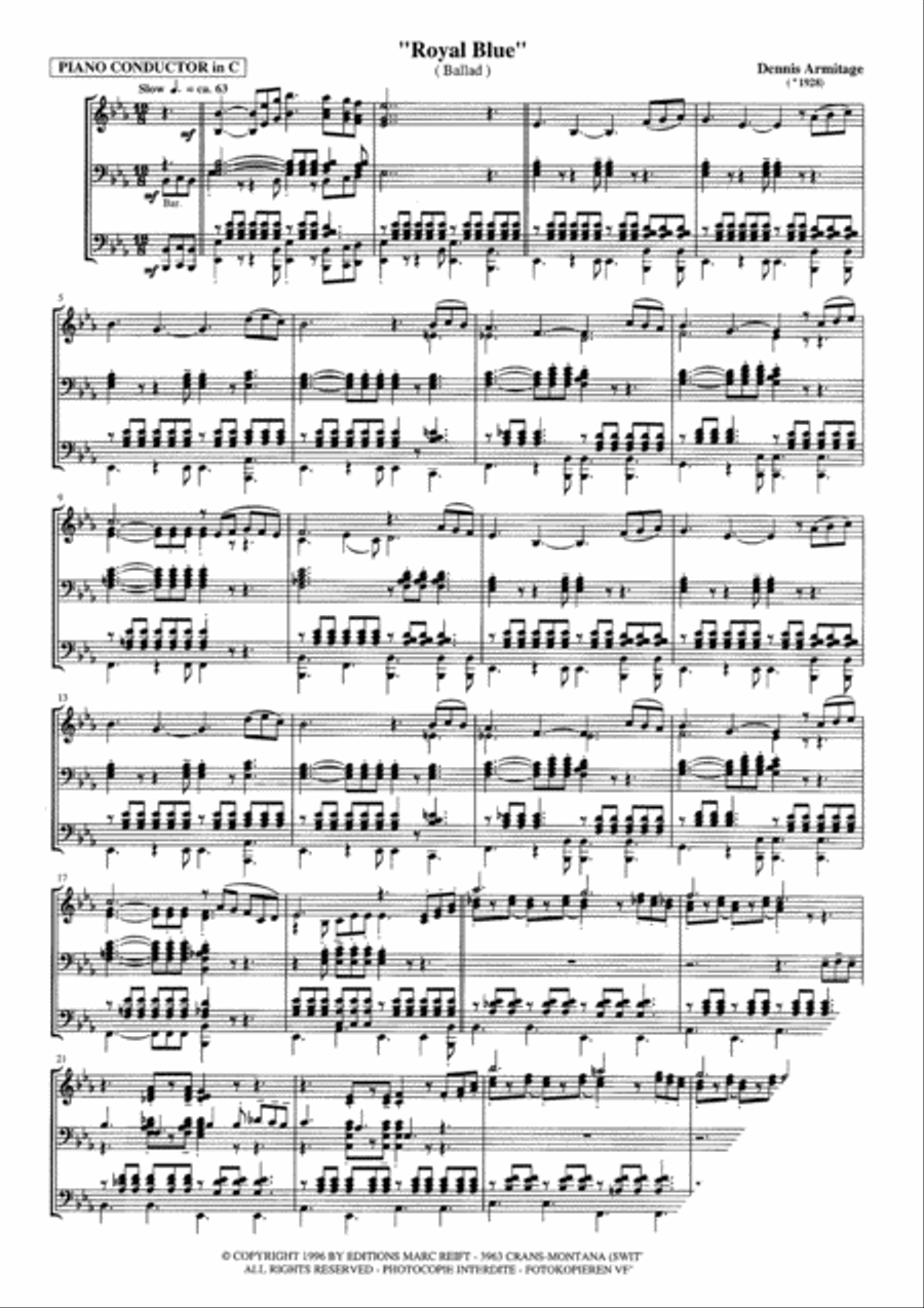 Royal Blue Royal Blue Brass Band scores gallery preview page 4