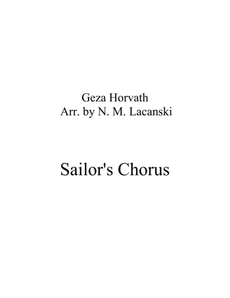 Sailor's Chorus image number null