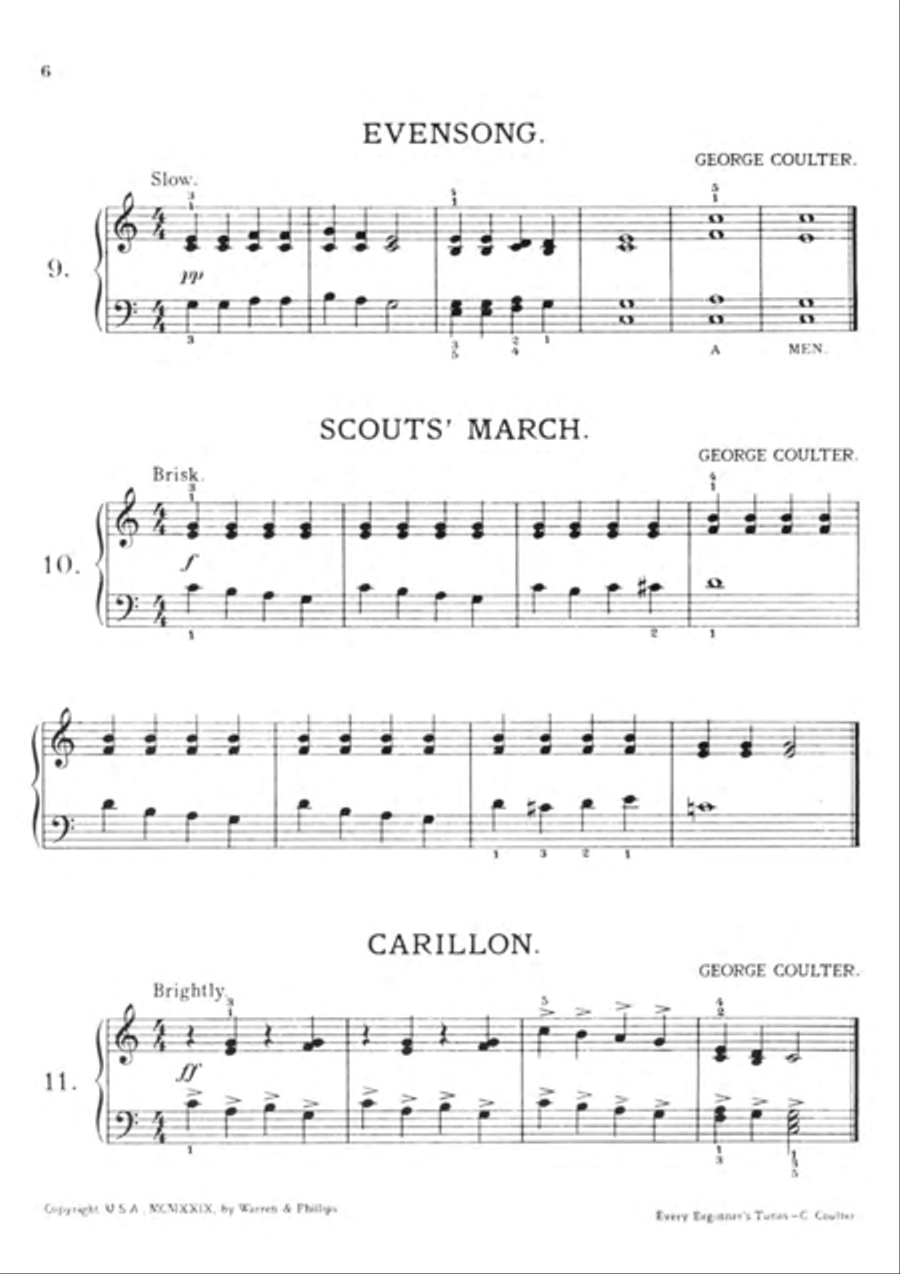 Every Beginner's Tunes Easy Piano scores gallery preview page 6
