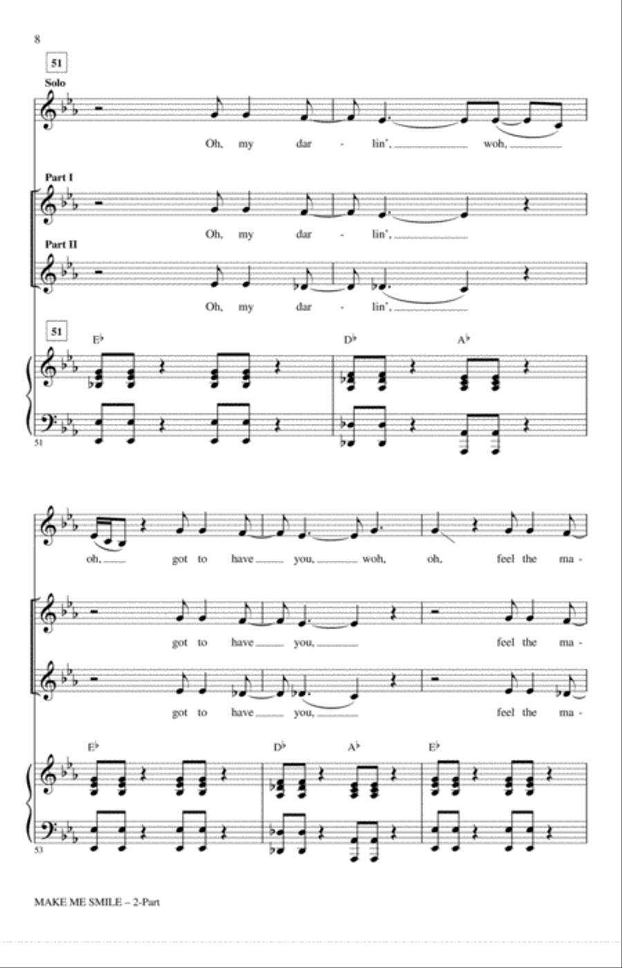 Make Me Smile Make Me Smile 2-Part scores gallery preview page 7