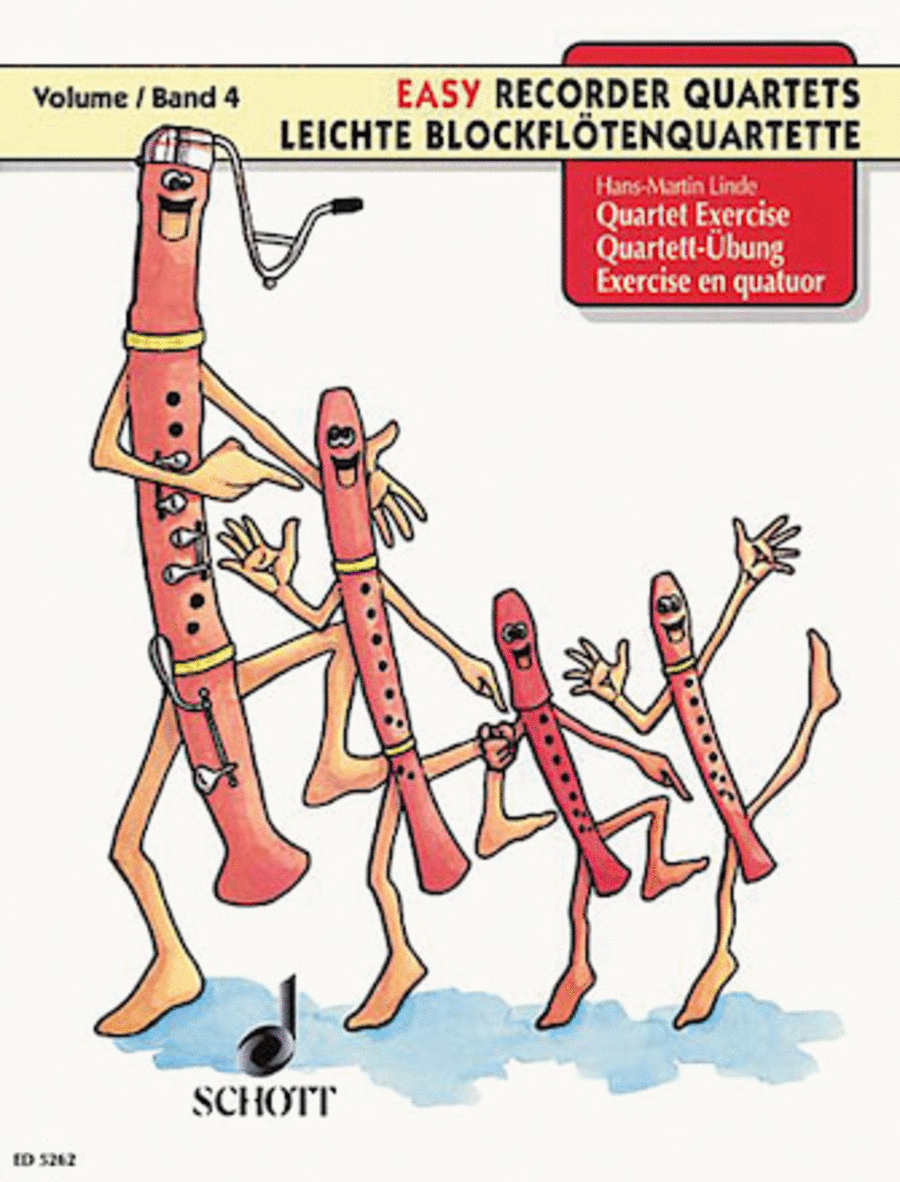 Quartet Lessons for Recorders 4-Part scores gallery preview page 1