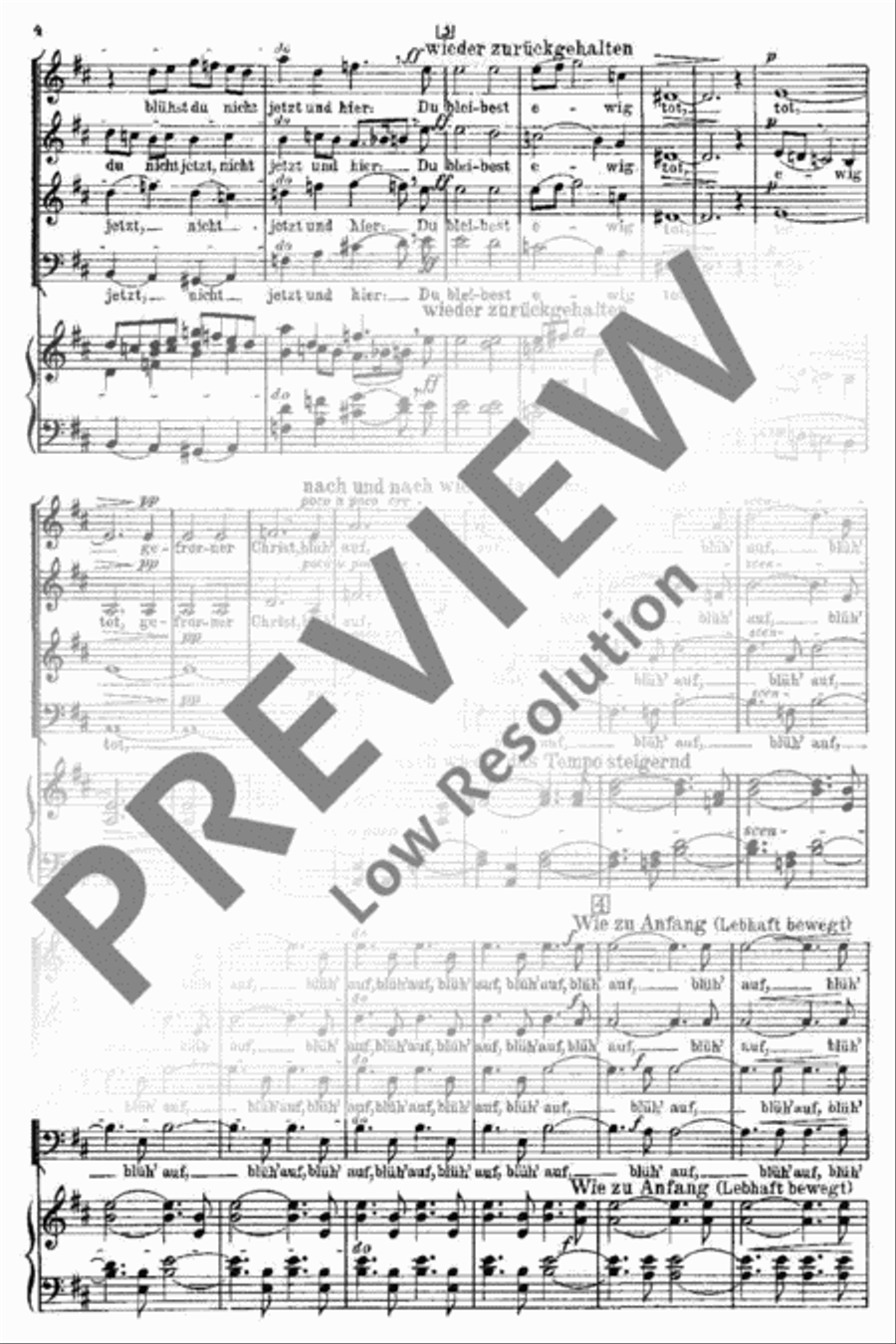 Eine deutsche Singmesse 4-Part scores gallery preview page 4