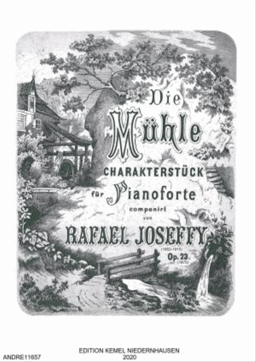 Die Mühle Piano Solo scores gallery preview page 1