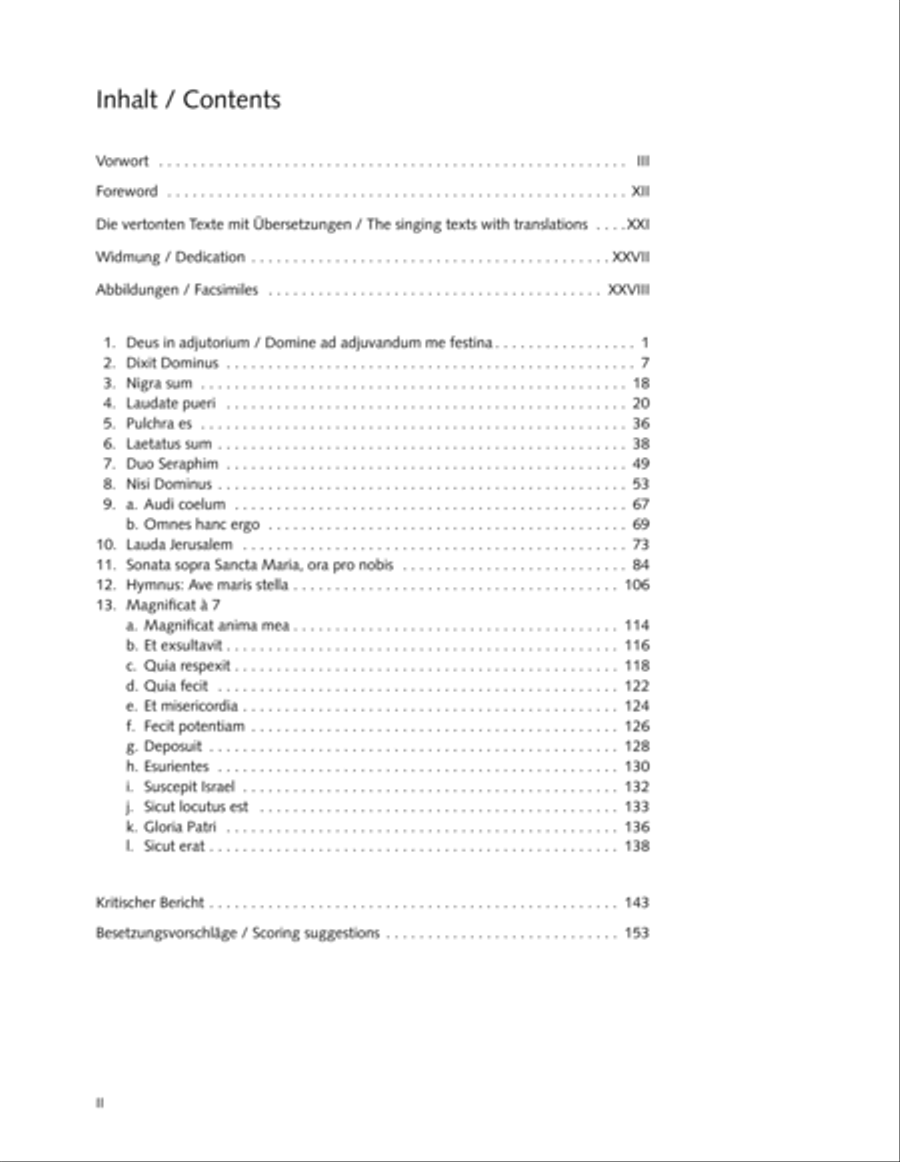 Vespro della Beata Vergine 4-Part scores gallery preview page 4