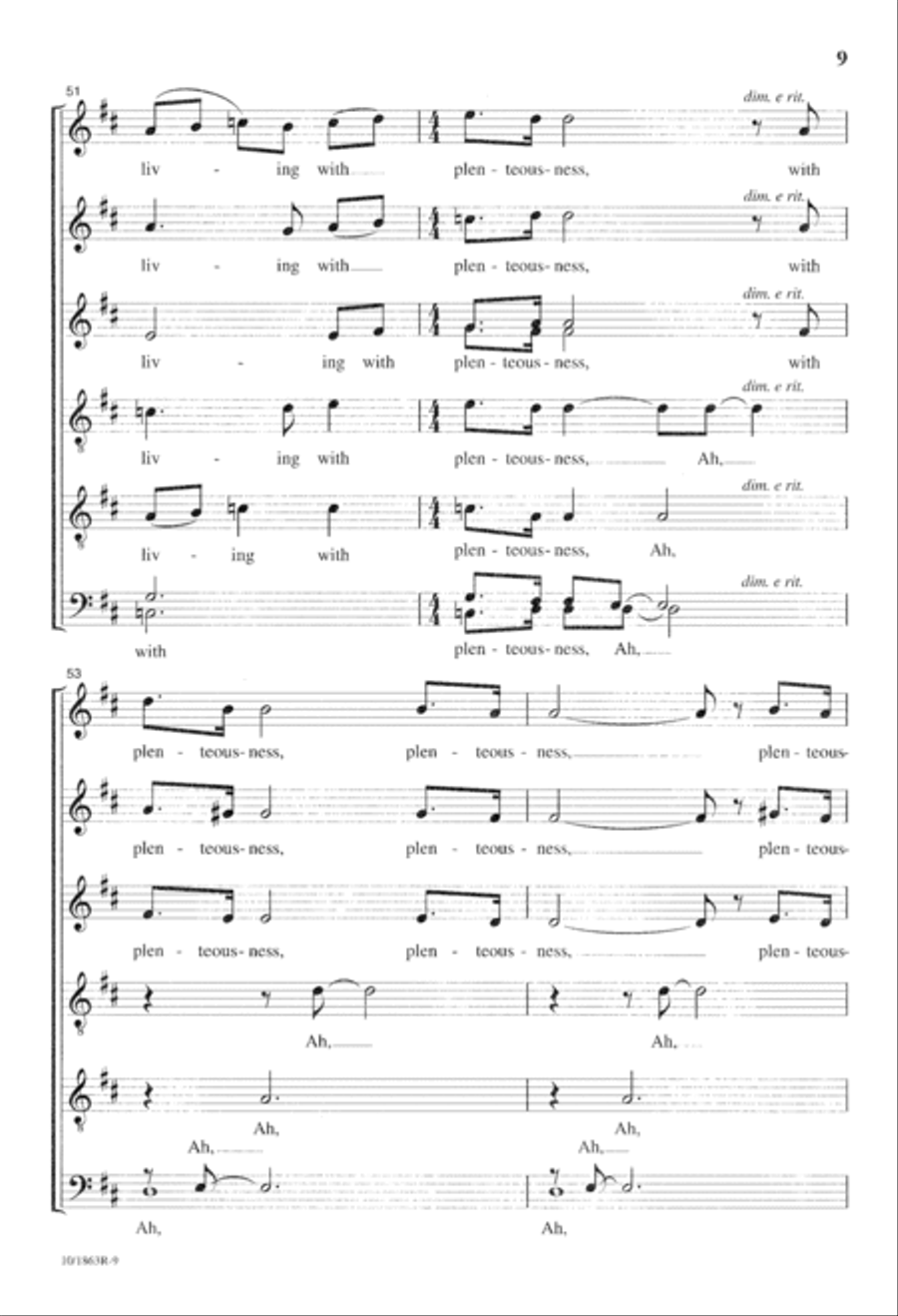 Ah, Dearest Jesu Holy Child Divisi scores gallery preview page 9