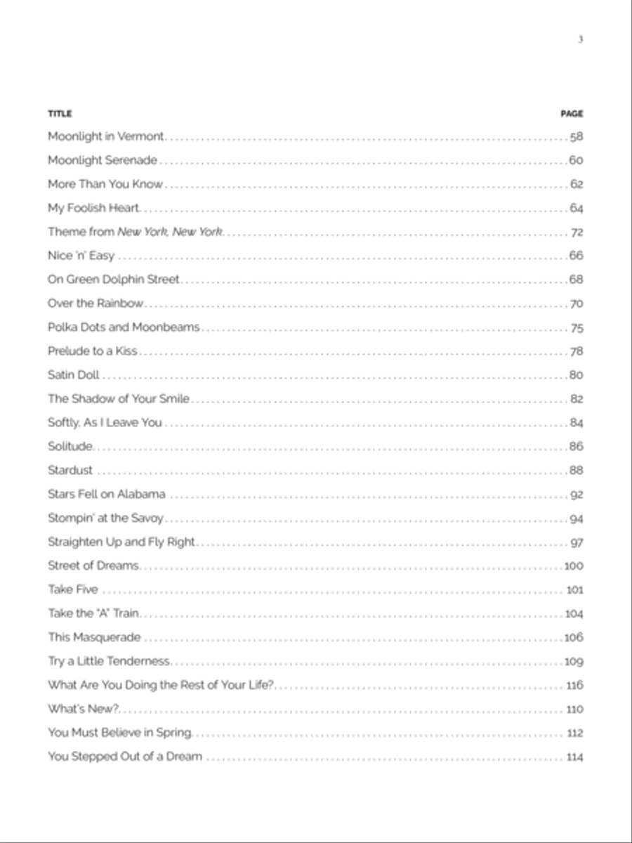 Alfred's Easy Guitar Songs -- Standards & Jazz Electric Guitar scores gallery preview page 4