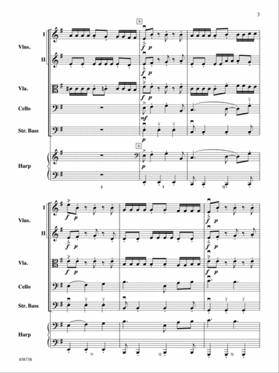 Rogue Rider: Score String Orchestra scores gallery preview page 3
