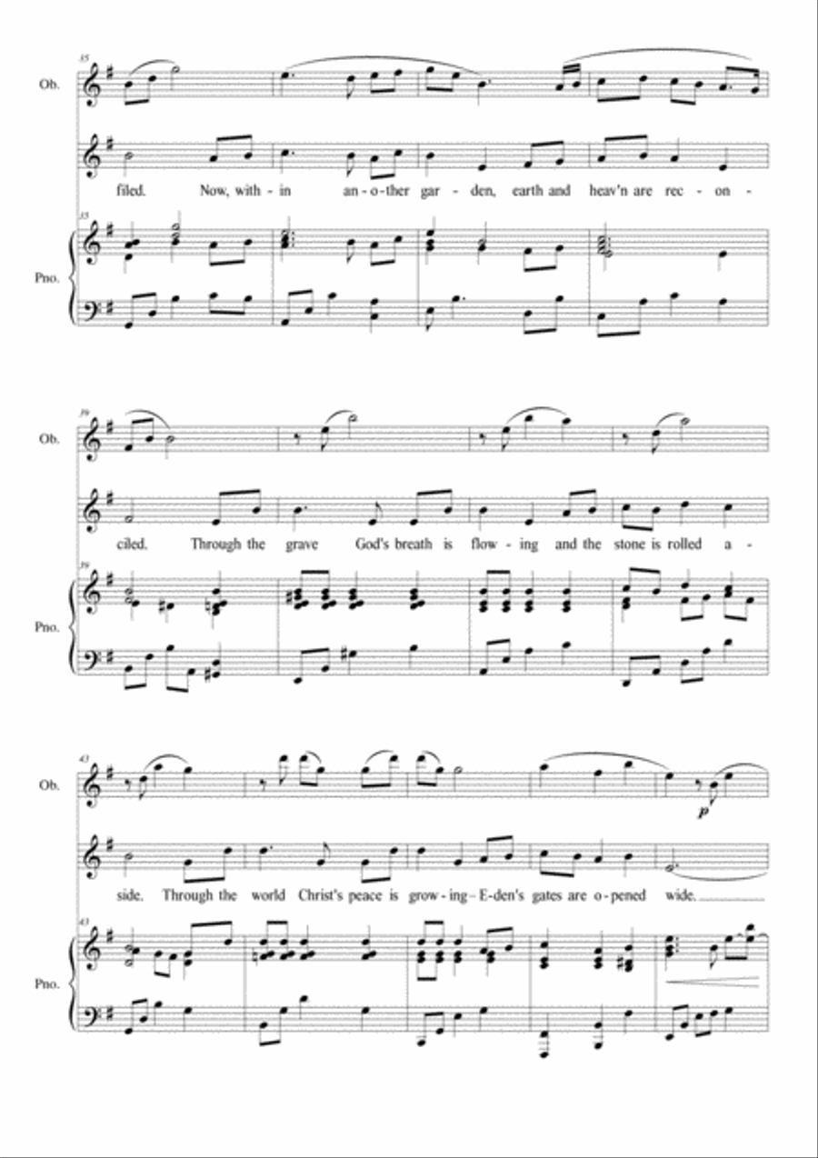 Exiled from the Peace of Eden Choir scores gallery preview page 4