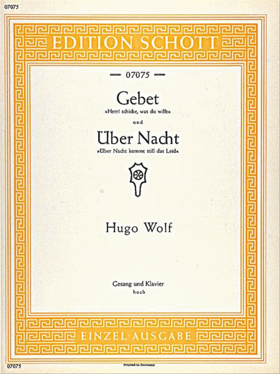 Wolf H Gebet/herr Schicke Was Du