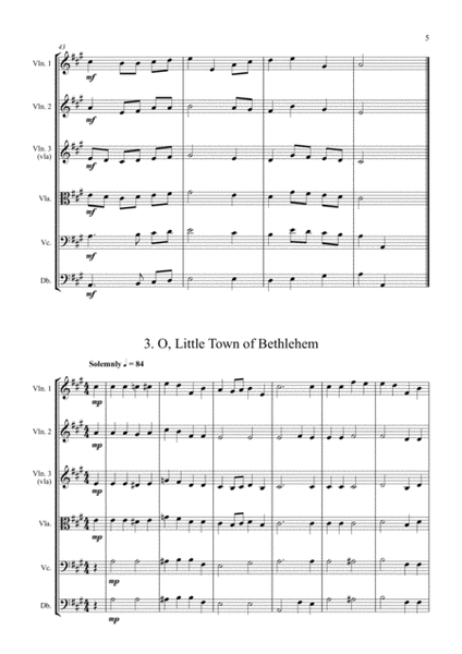 Fifteen Traditional Carols for String Orchestra - Score - Score Only image number null