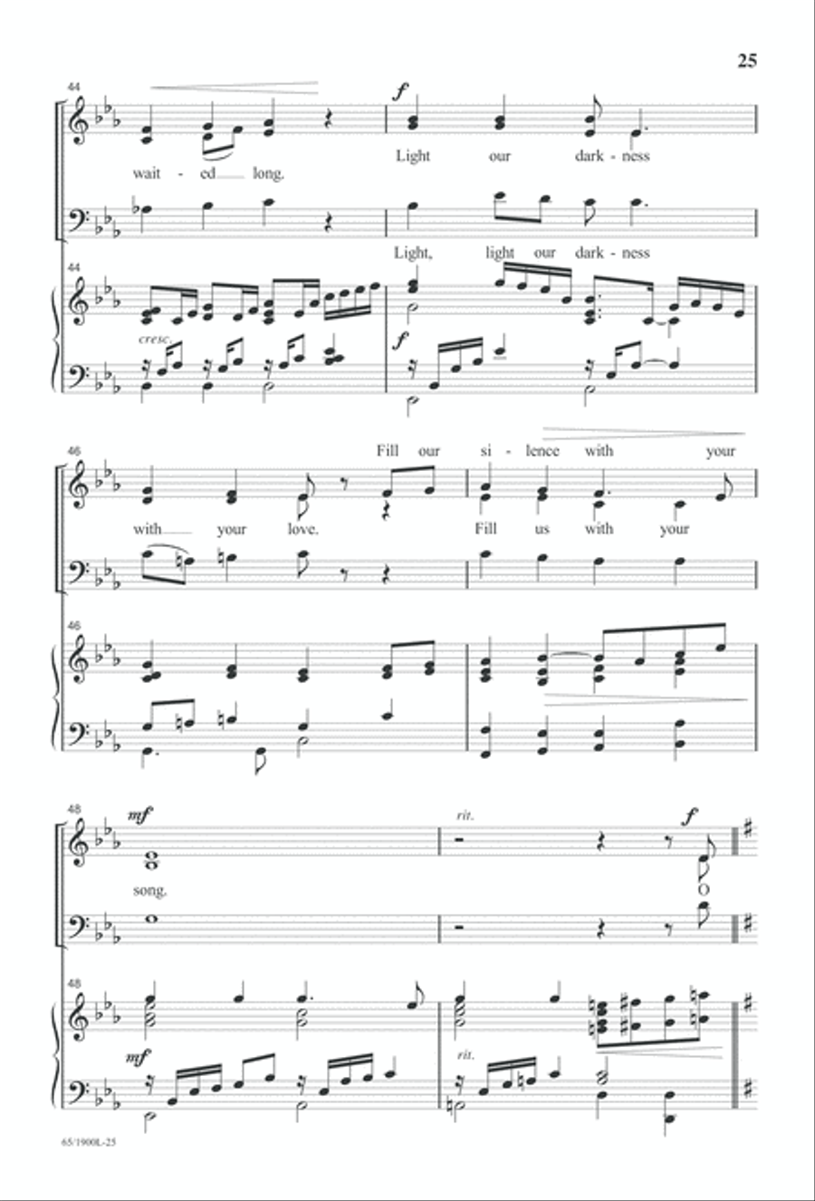 Love's Pure Light 3-Part scores gallery preview page 27