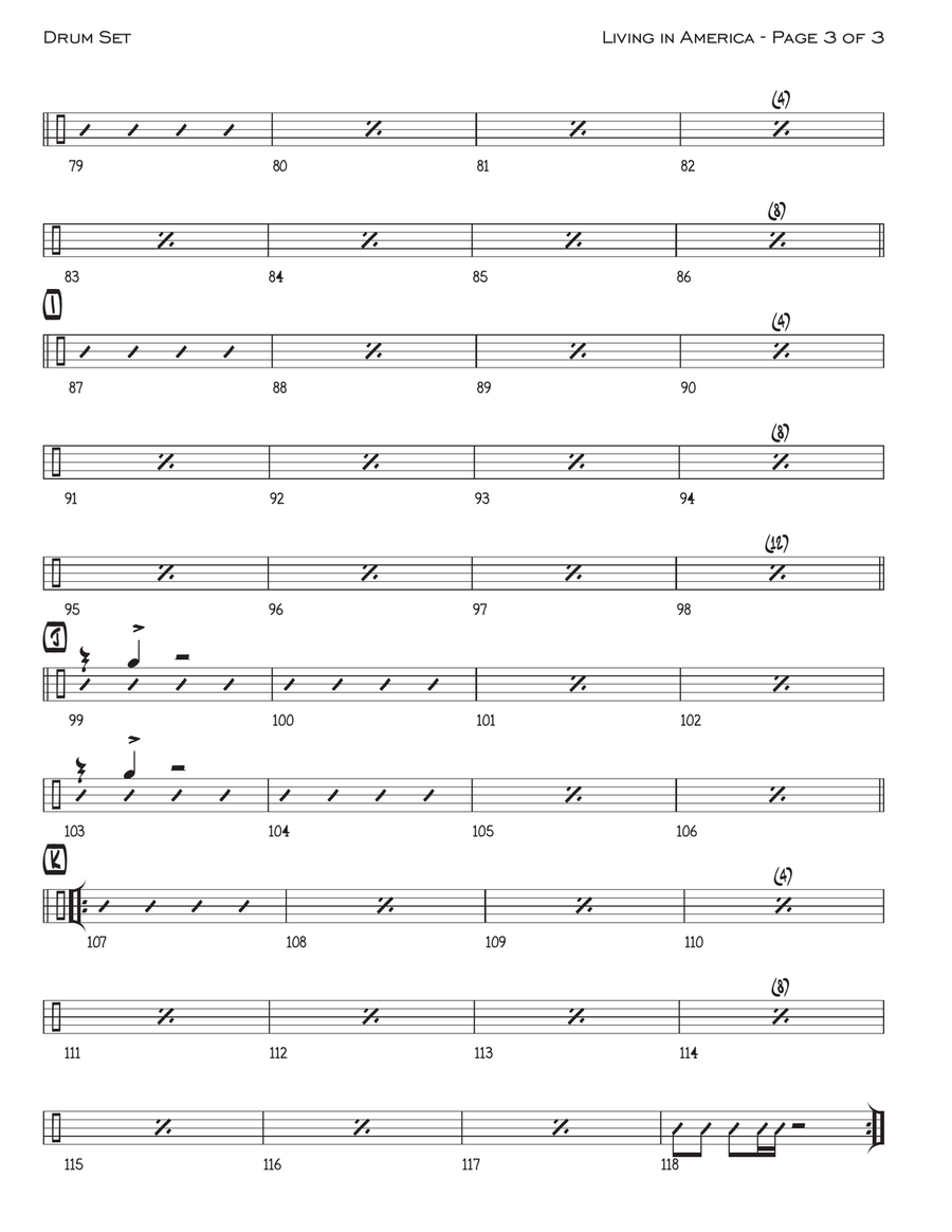 Living In America Small Ensemble scores gallery preview page 6