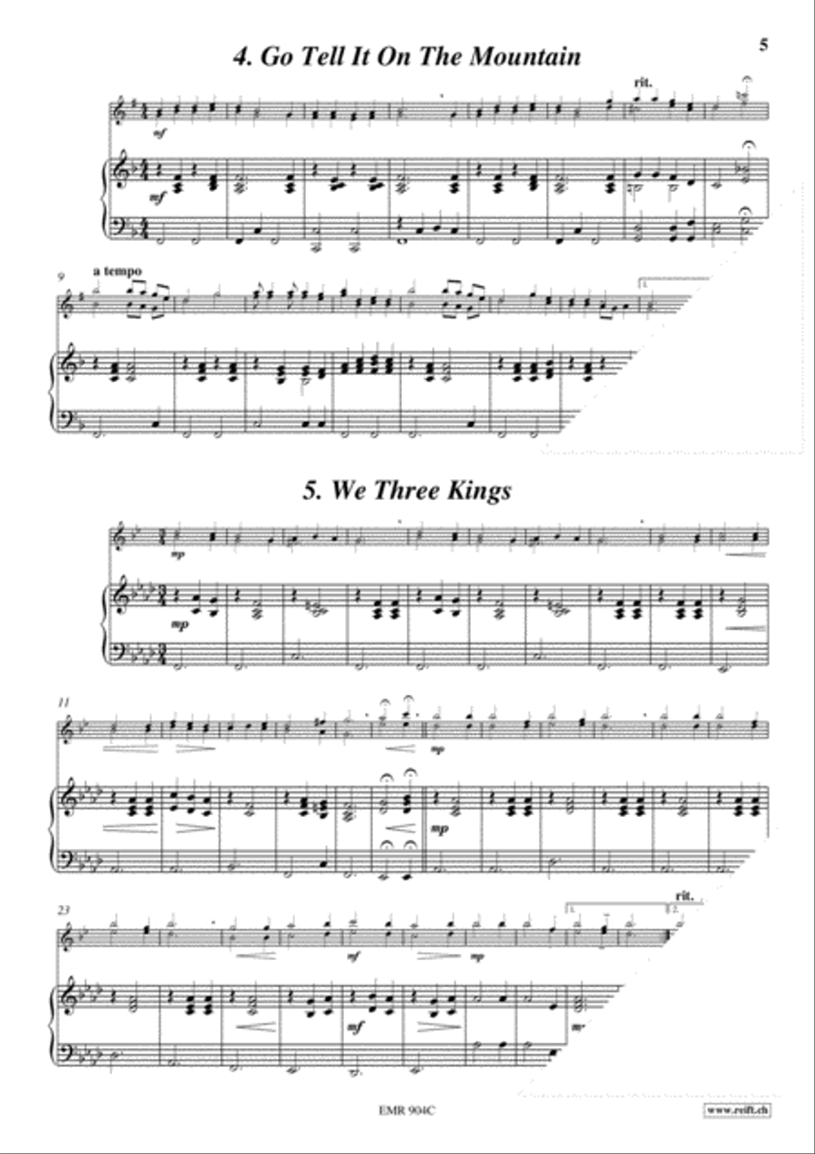 28 Weihnachtsmelodien Vol. 1 + 2 Clarinet Solo scores gallery preview page 13
