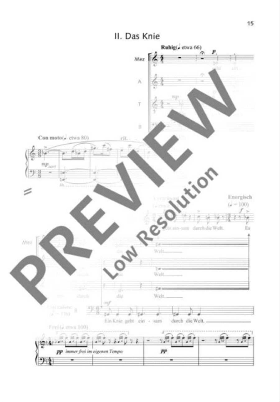 Morgenstern-Liederbuch Mixed Choir scores gallery preview page 16