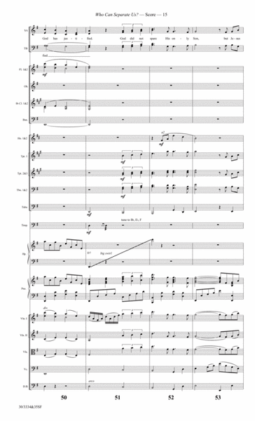 Who Can Separate Us? - Orchestral Score and CD with Printable Parts image number null