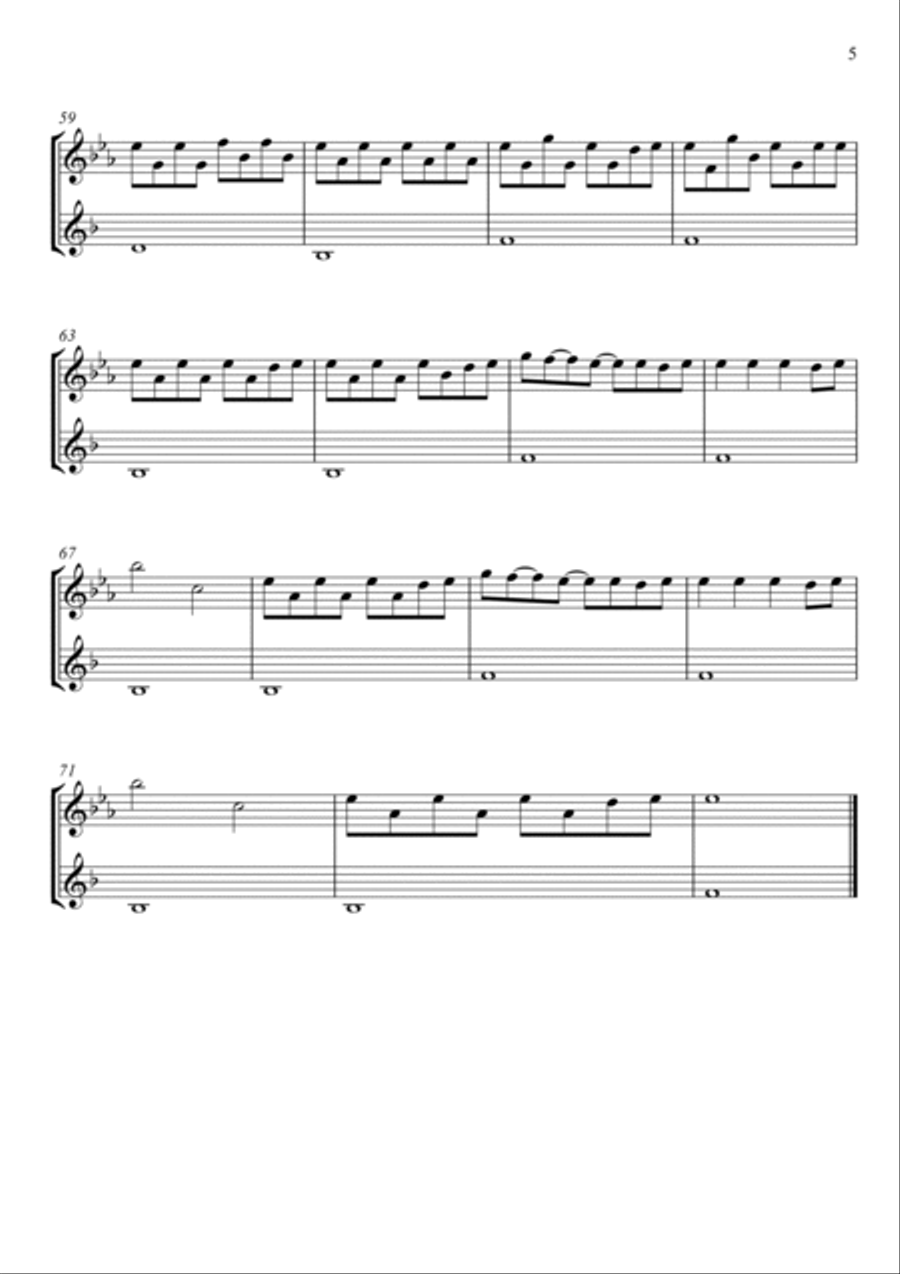 The Climb Woodwind Duet scores gallery preview page 5