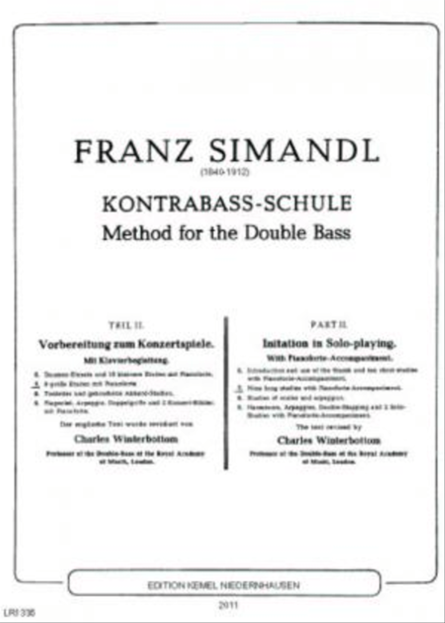 Kontrabass-Schule Double Bass scores gallery preview page 1