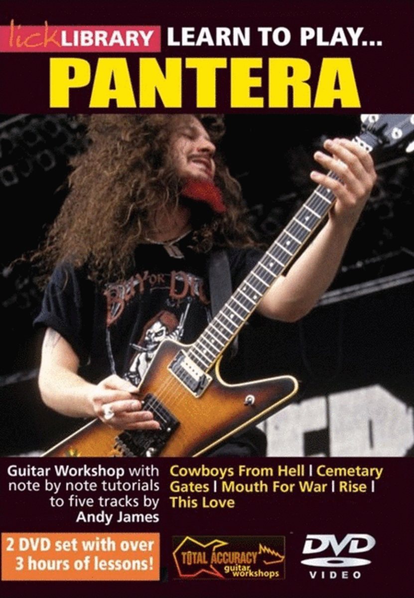 Learn To Play Pantera Dvd