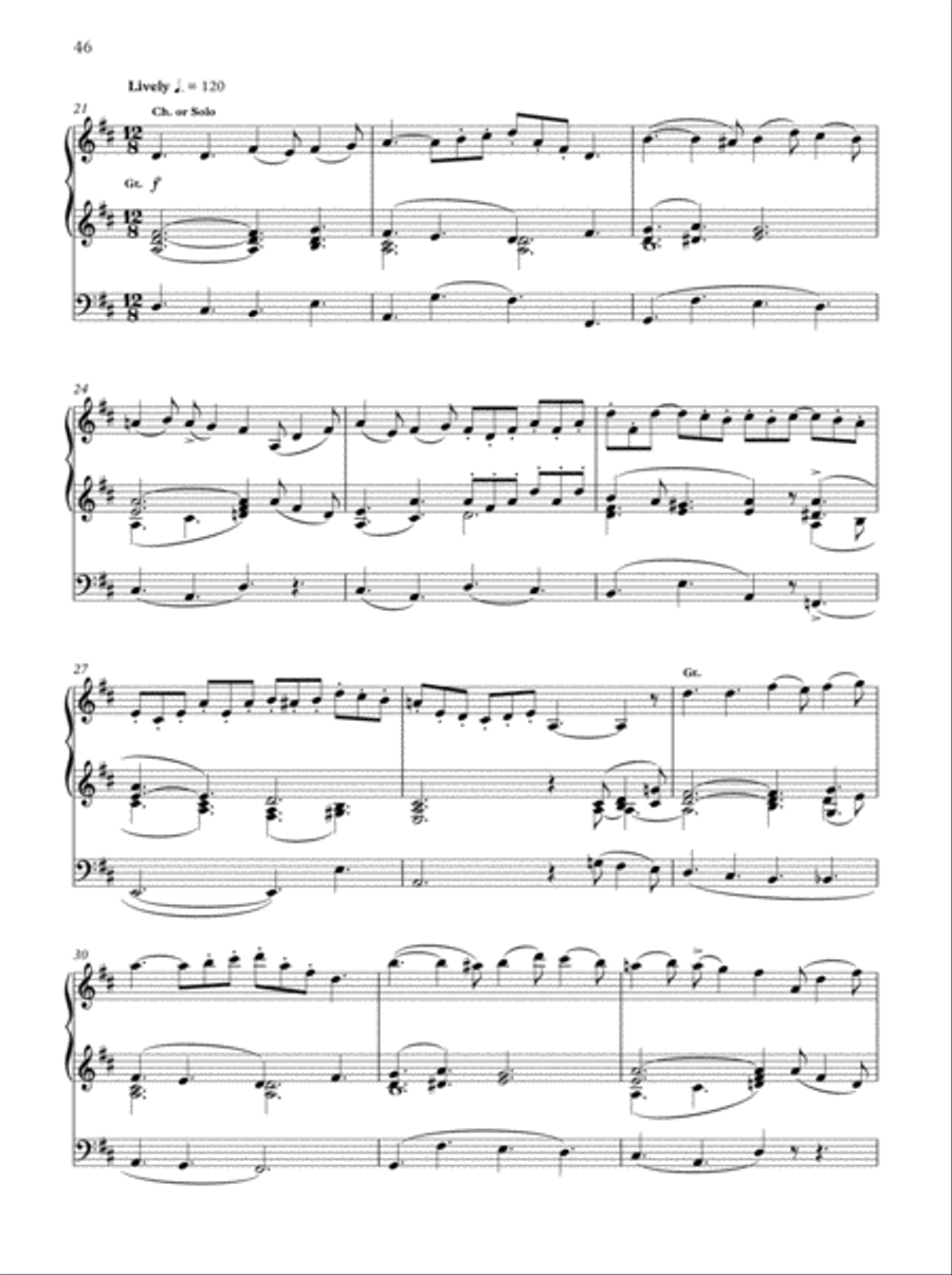 Oxford Hymn Settings for Organists: Pentecost and Trinity Organ Solo scores gallery preview page 10