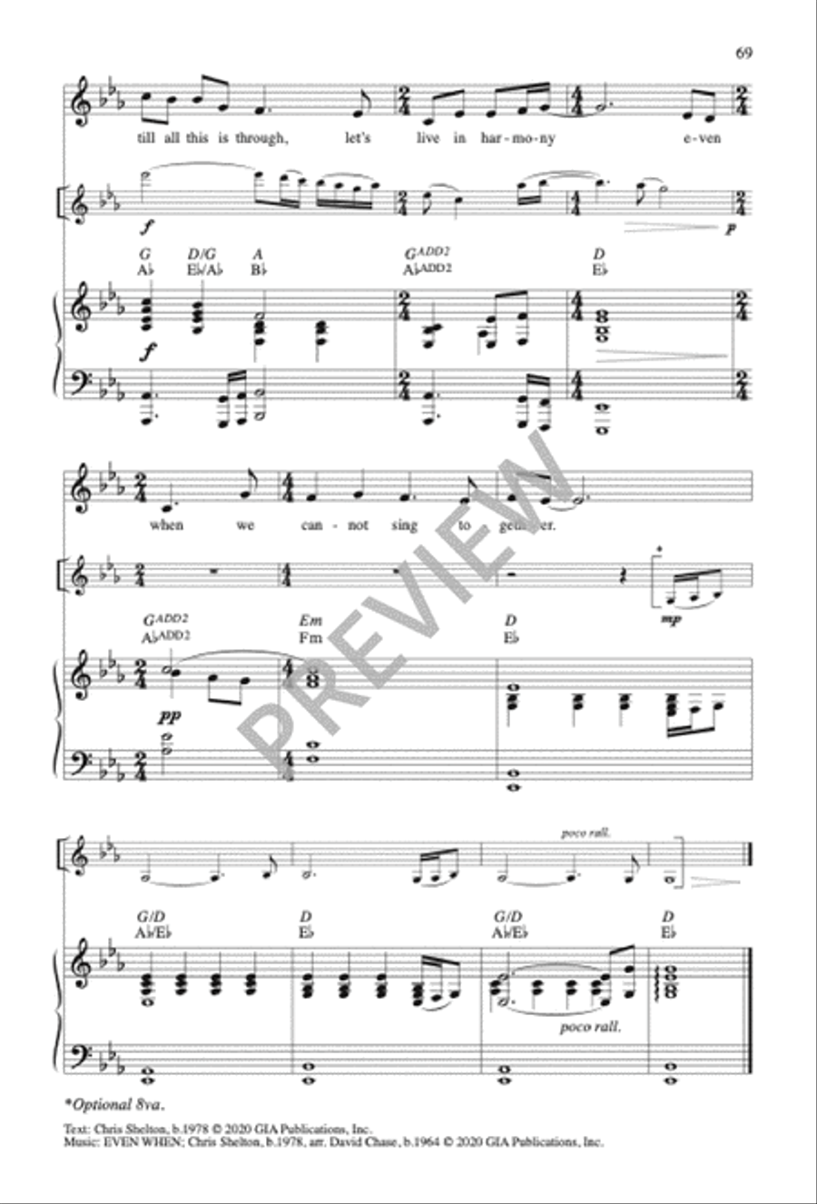 Sing No Empty Alleluias Sacred scores gallery preview page 63
