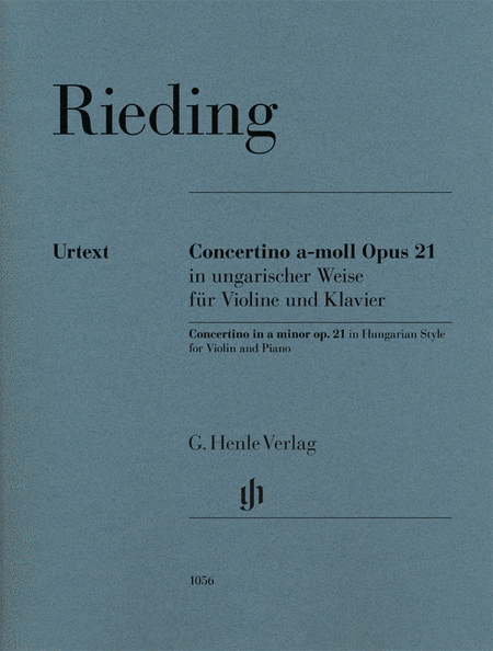 Concertino In Hungarian Style in A Minor, Op. 21