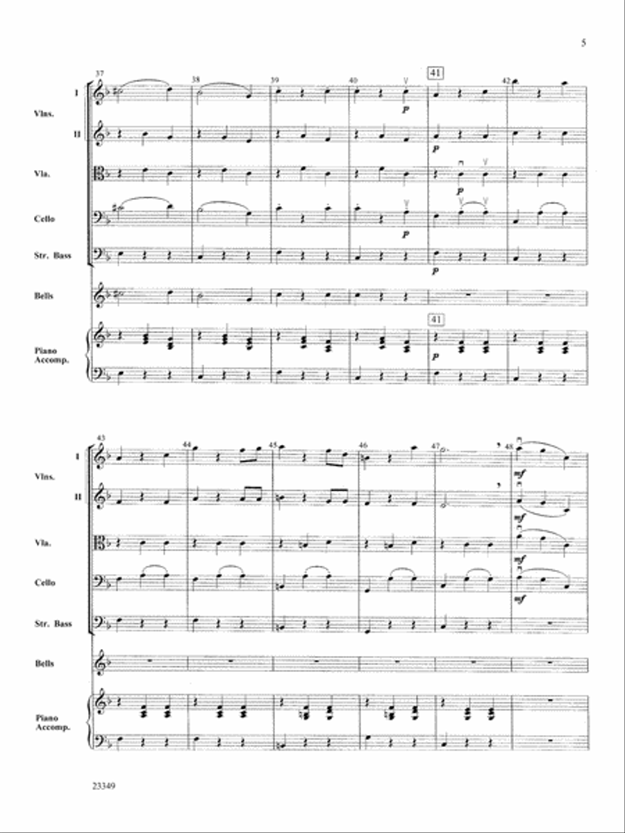 Roses from the South Waltzes: Score String Orchestra scores gallery preview page 5