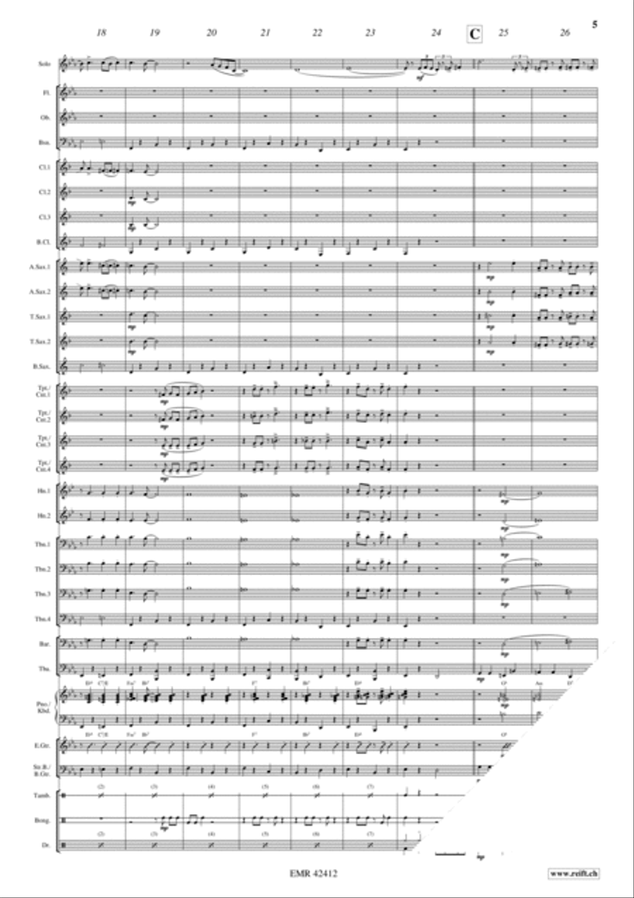 Charleston Medley Charleston Medley Concert Band scores gallery preview page 5