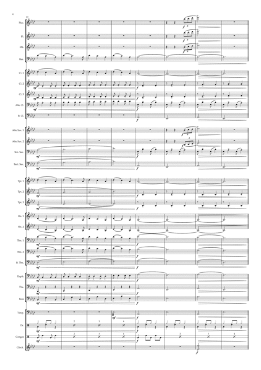 Music Concert Band scores gallery preview page 4