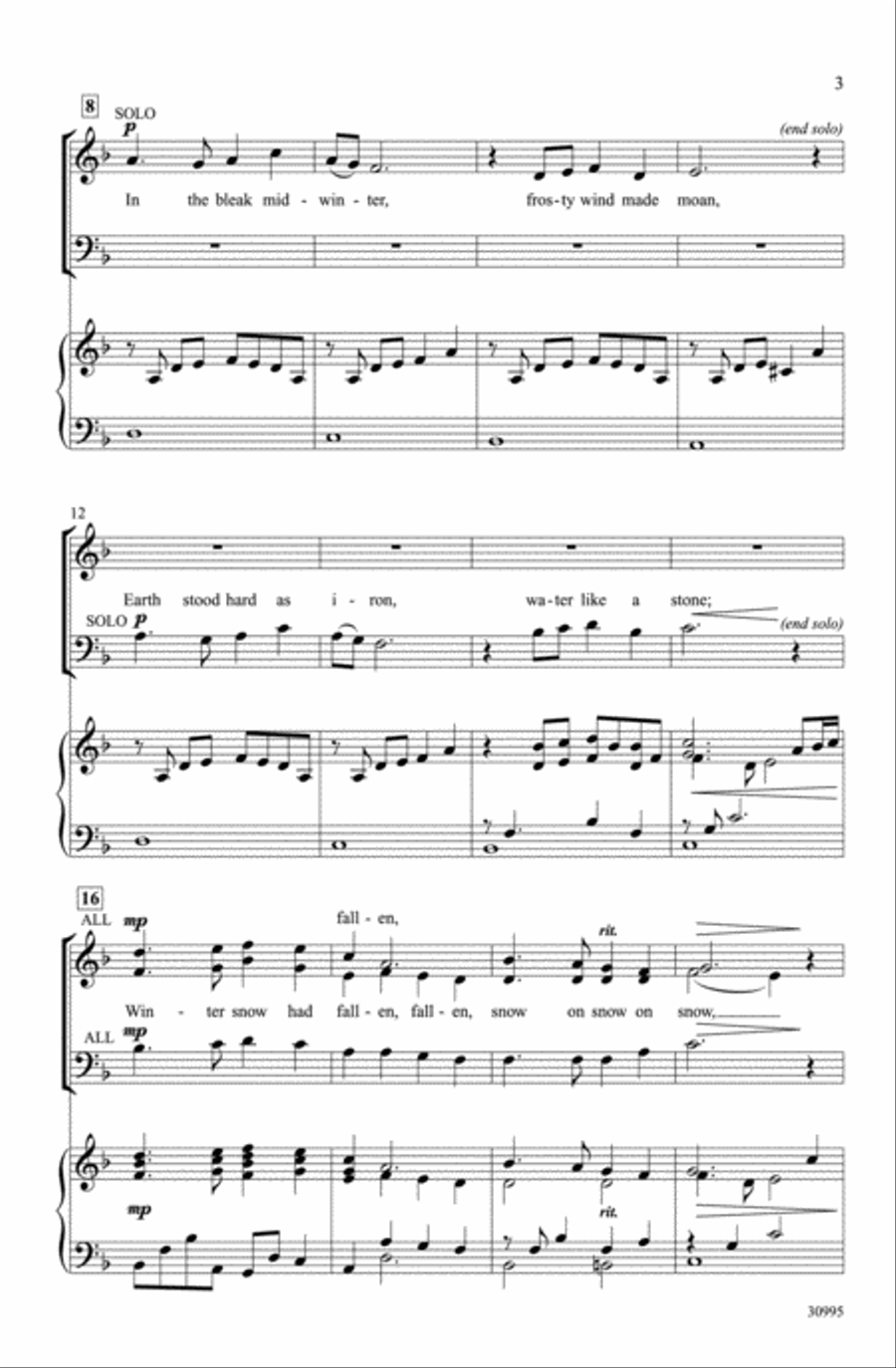 In the Bleak Midwinter 3-Part scores gallery preview page 3
