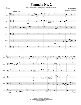 Fantazia No. 2 For Trombone or Low Brass Sextet
