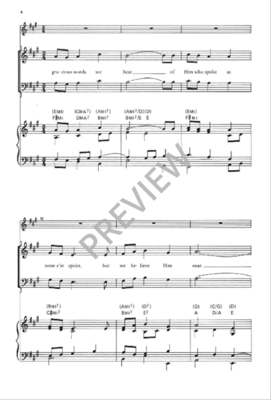 We Walk By Faith We Walk By Faith 4-Part scores gallery preview page 5