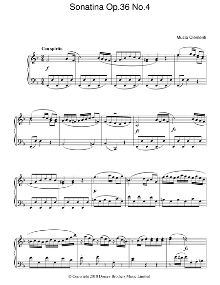 Sonatina Op. 36, No. 4