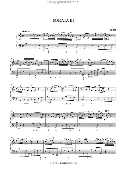6 Sonatas Op. 5 for Violoncello and Basso Continuo (H. 103-108) - 6 Sonatas Op. 5 for Violin and Basso Continuo (H. 109-114). Critical Edition