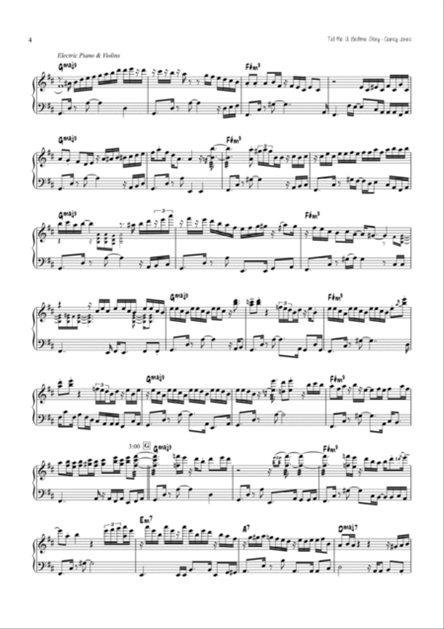 Tell Me A Bedtime Story - Score Only Concert Band scores gallery preview page 4