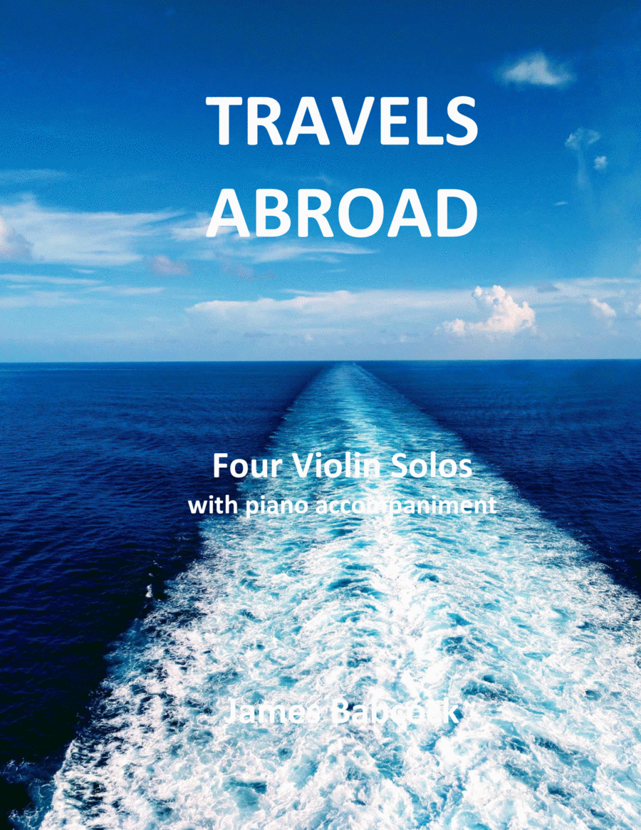 TRAVELS ABROAD Violin Solo scores gallery preview page 1