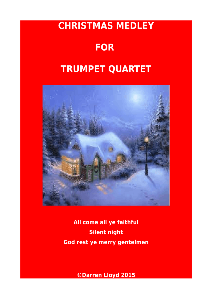 A Christmas medley for Trumpet quartet Brass Quartet scores gallery preview page 2