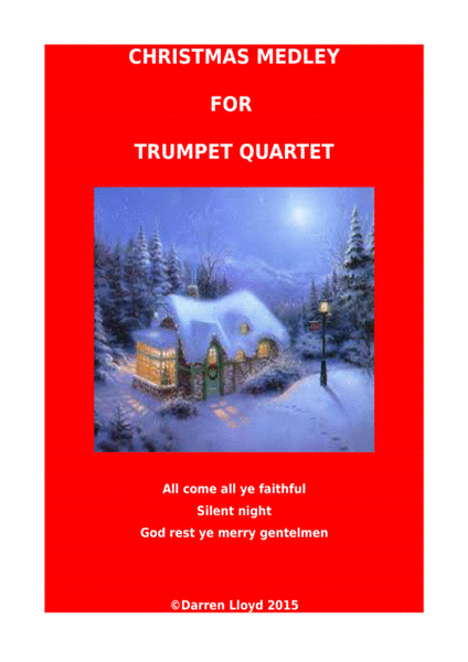 A Christmas medley for Trumpet quartet image number null