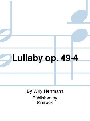 Lullaby op. 49-4