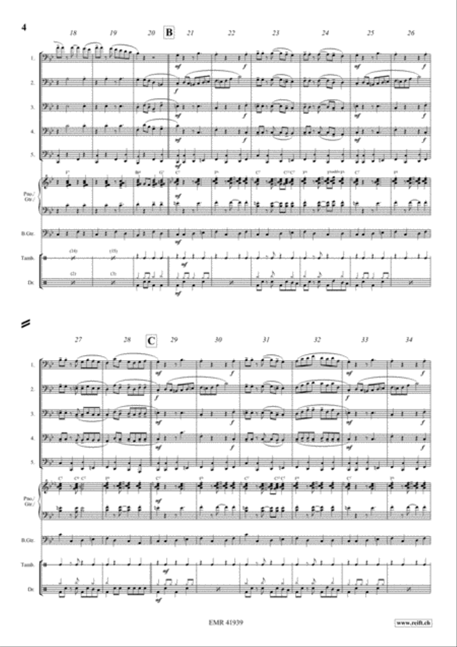 Swingmuckl Swingmuckl Trombone scores gallery preview page 4