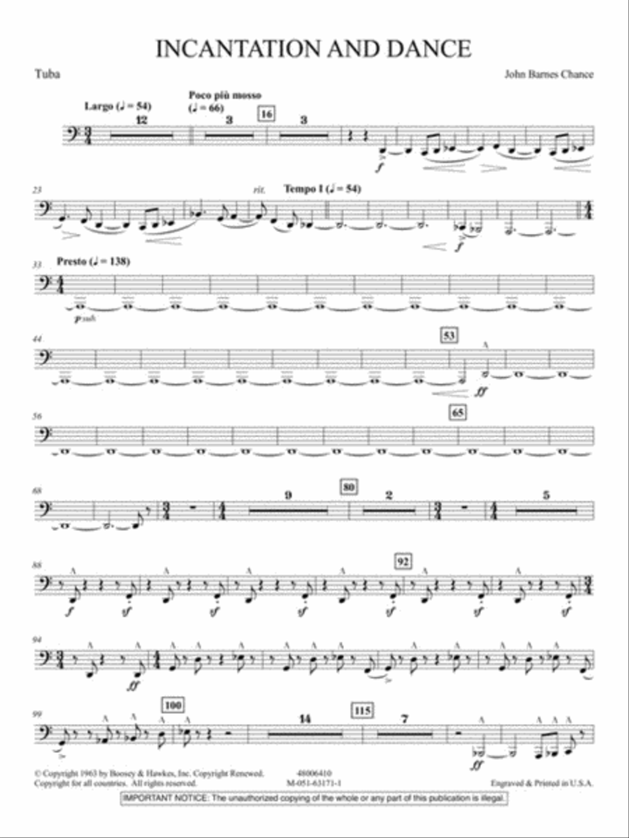 Incantation and Dance Concert Band scores gallery preview page 9