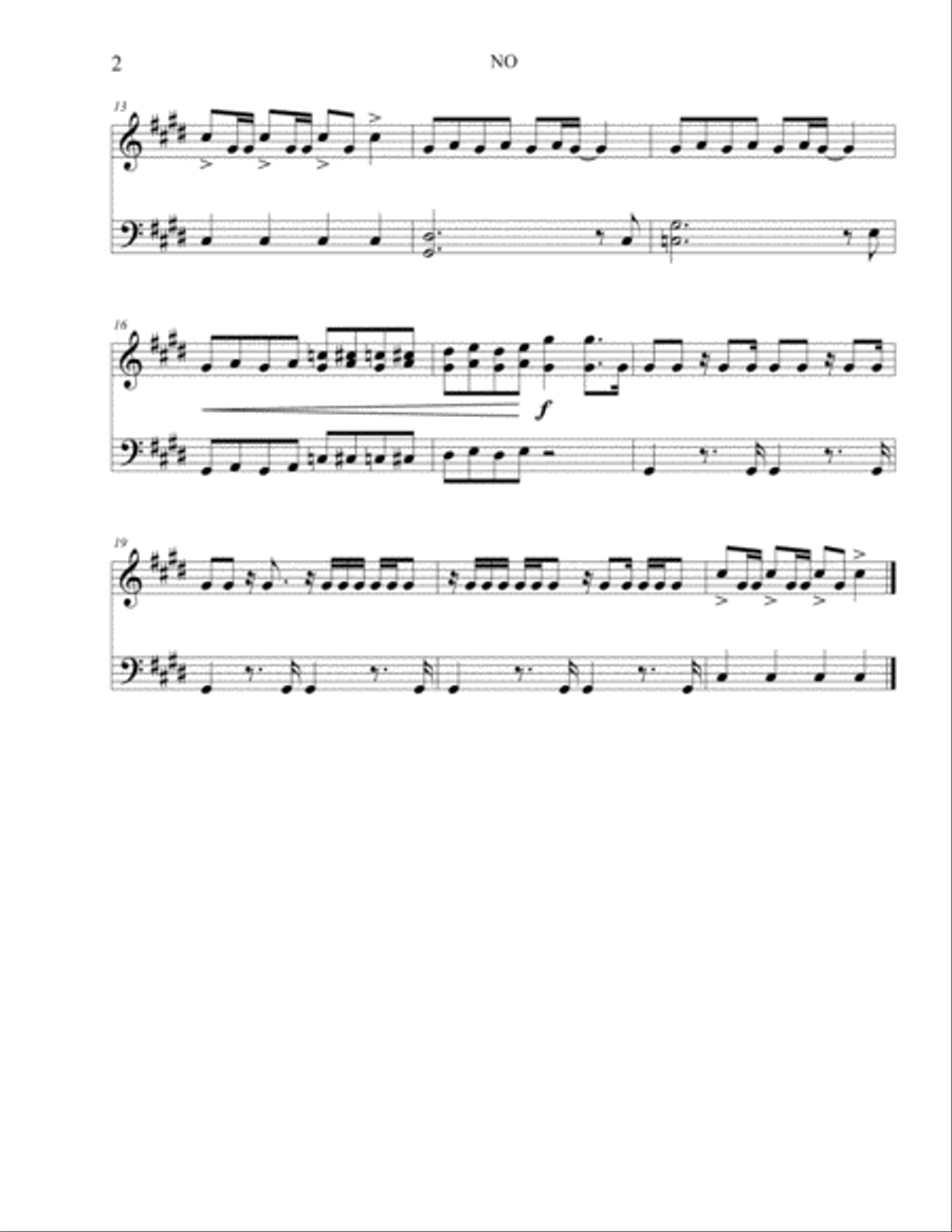 No Easy Piano scores gallery preview page 3